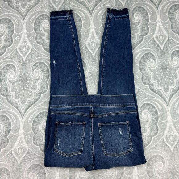 Womens Spanx Distressed Ankle Skinny Jeans - Picture 3 of 5